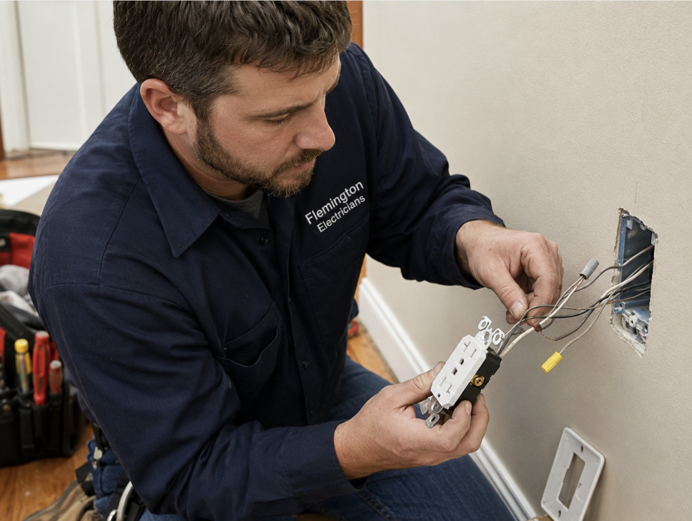 Aluminum wiring repair and outlet replacement in a Raritan Township NJ 1970s home